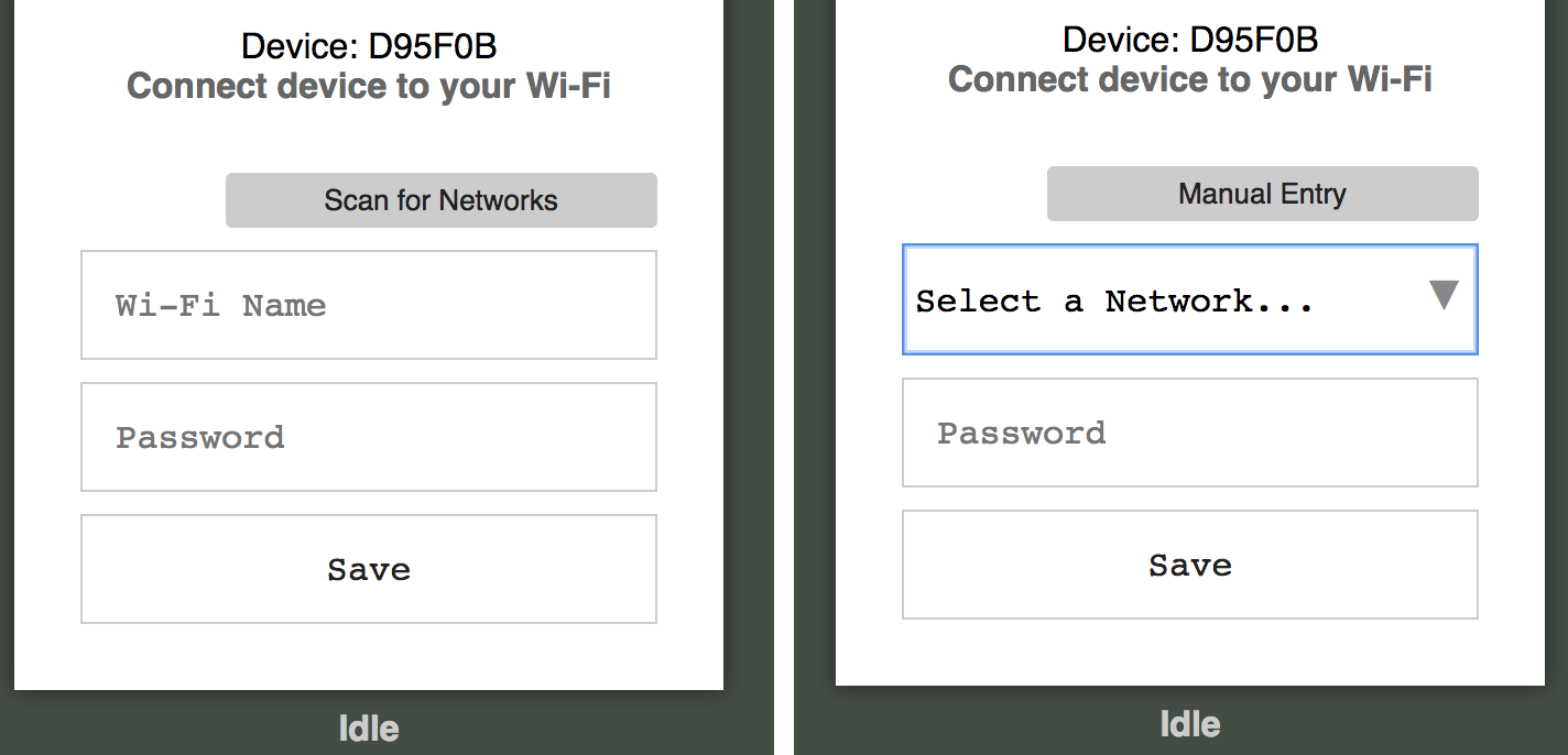 enduser setup config dialog